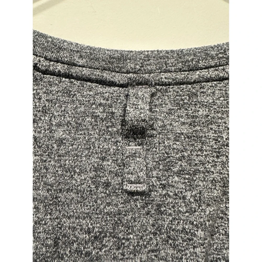Lululemon Long Sleeve Grey‎ Heathered Running Top LW3HIOR Size 6